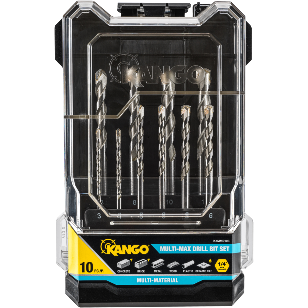 10Piece MultiMax MultiMaterial Drill Bit Set Kango KANGO Tools